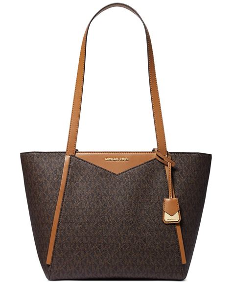 michael kors whitney top zip tote vanilla acorn gold|michael michael kors whitney small top zip tote .